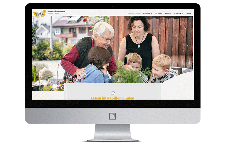 Webprojekt Generationenhaus Papillon, Linden
